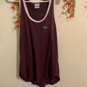 PINK razor back tank